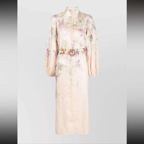 Zimmermann Beautiful Lyrical Floral button Midi dress - Picture 3 of 9